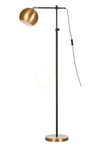 Floor Lamp Markslojd Chester Black Brown Metal 135 cm 107231 small 0