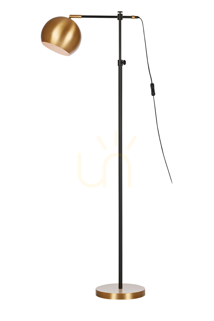 Floor Lamp Markslojd Chester Black Brown Metal 135 cm 107231