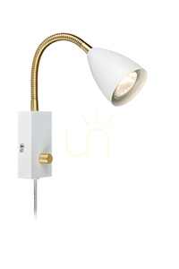 Wall Light Markslojd CIRO White Metal Flex Dimmer 1-Light 106588 small 0