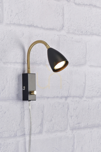 Check Wall Light Markslojd CIRO Flex Black Metal 106589