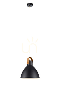 Pendant Light Markslojd EAGLE Black Metal 22 cm 106552 small 0