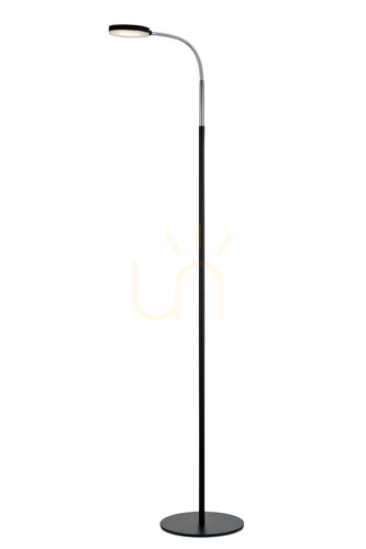 Check Floor Lamp Markslojd FLEX LED Black Chrome 132 cm 106465