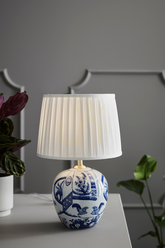 Check Table Lamp Markslojd Göteborg White Ceramic 48 cm 105000