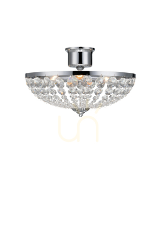 Check Plafond Markslojd Granso 3-Light Chrome Crystal 40 cm 105316