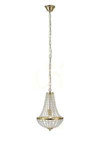 Pendant Light Markslojd Granso 106118 Transparent Crystal Metal 30 cm small 0