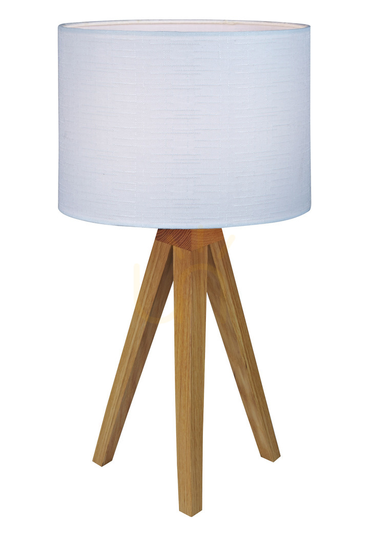 Table Lamp Markslojd KULLEN Oak White Wood 44 cm 104625