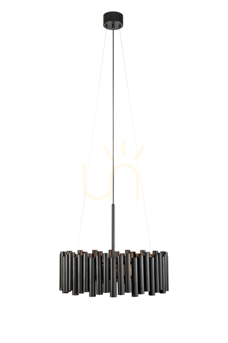 Check Pendant Light Markslojd LEVEL 3-Light Black Metal 107925