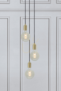 Pendant Light Markslojd SKY 3-Light Brass Metal 25 cm 106333 small 1