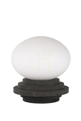 Check Table Lamp Markslojd Amfi White Wood Glass 28 cm 108408