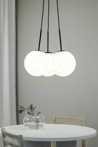 Pendant Light Markslojd Dione 3-Light Black White Metal 54 cm 108418 small 1