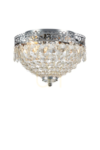 Ceiling Light Markslojd Joline 2-Light Chrome Crystal 108423 small 0