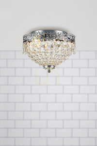 Ceiling Light Markslojd Joline 2-Light Black Crystal IP21 108424 small 1