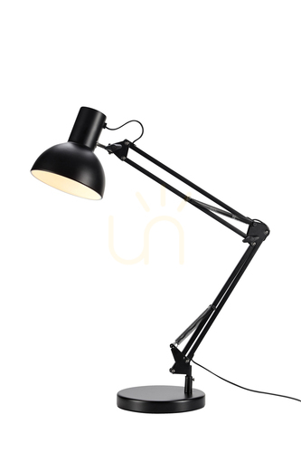 Check Desk Lamp Markslojd Architect Black Metal Adjustable E27 80 cm 108453