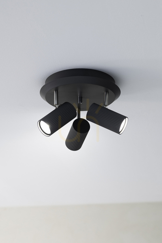 Check Ceiling Light Markslojd COSTILLA 3-Light Dark Grey Satin Nickel 108471