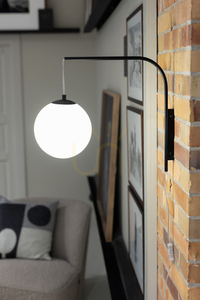Wall Light Markslojd Dione White Metal Glass 108420 small 1