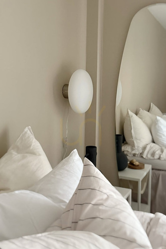 Check Indoor Wall Light Markslojd LOCUS White Metal Glass 1-Light 108538