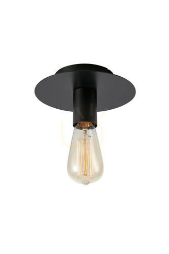 Check Ceiling Light Markslojd PIATTO Black Metal 18 cm 108540