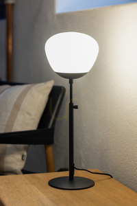 Table Lamp Markslojd RISE 108545 White Metal Glass 60 cm small 1