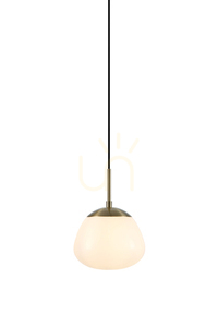 Pendant Light Markslojd RISE White Metal Glass 1-Light 108548 small 0