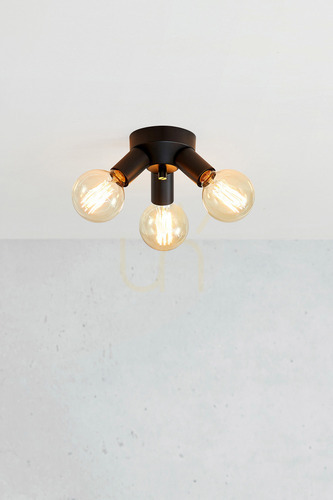 Check Ceiling Lamp Markslojd Mazzo 3-Light Black Metal 21 cm 108549