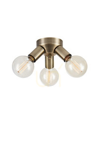 Ceiling Light Markslojd Mazzo 3-Light Antique Brass Metal 108550 small 0