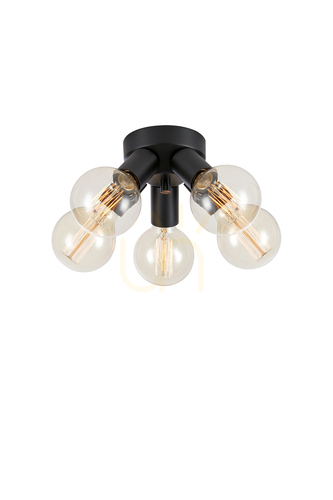 Check Ceiling Lamp Markslojd Mazzo 5-Light Black Metal 108552