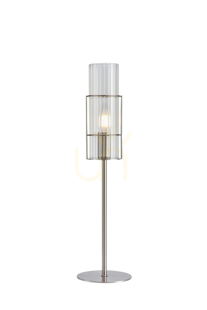 Table Lamp Markslojd TUBO 108557 Transparent Glass Metal 50 cm