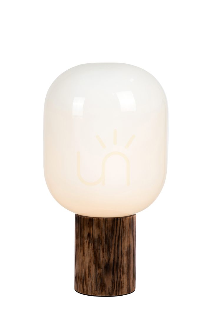 Table Lamp Markslojd Skene White Burned Wood 44 cm 108663