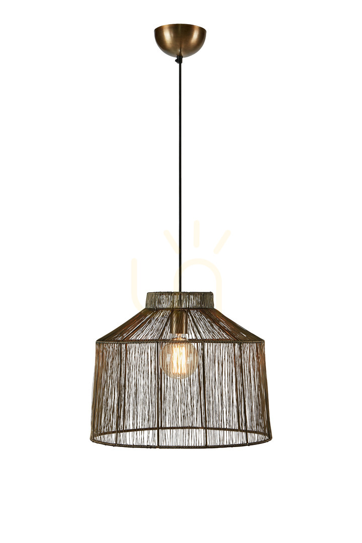 Pendelleuchte Markslojd Capanna Messing Antik Metall 42 cm 108667
