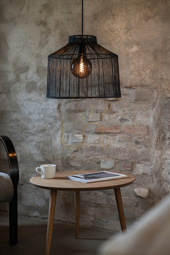 Check Pendant Light Markslojd Capanna Black Metal 42 cm 108668