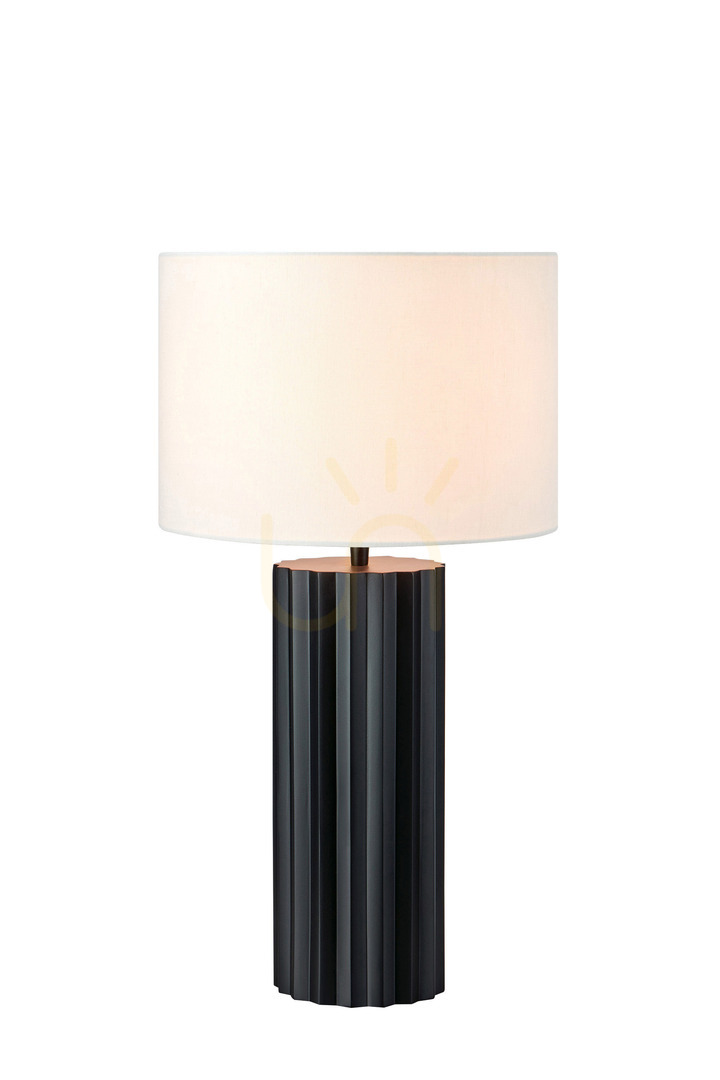 Table Lamp Markslojd Hashira 108670 Black Off White Metal 60 cm