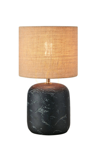 Check Table Lamp Markslojd MONTAGNA 108684 Natural Jute Concrete 45 cm