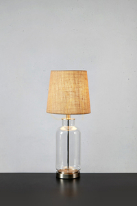Table Lamp Markslojd Costero 108694 Natural Jute Glass 60 cm small 1