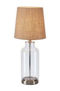 Table Lamp Markslojd Costero 108694 Natural Jute Glass 60 cm small 0