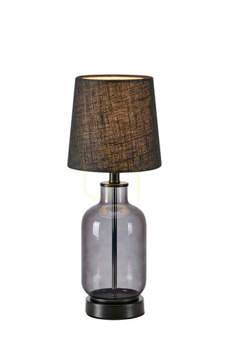 Check Table Lamp Markslojd Costero Black Glass 43 cm 108695