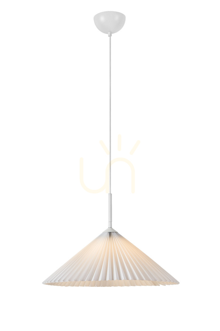 Pendant Light Markslojd Plisado White Metal 50 cm 108711