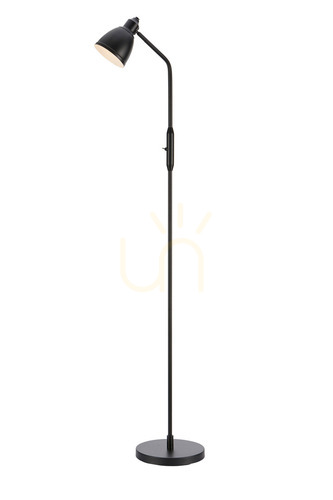 Check Floor Lamp Markslojd Story Black Metal 143 cm 108713