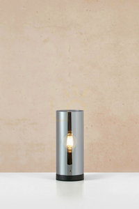 Table Lamp Markslojd POST 108734 Black Metal Smoke Glass 29 cm small 1