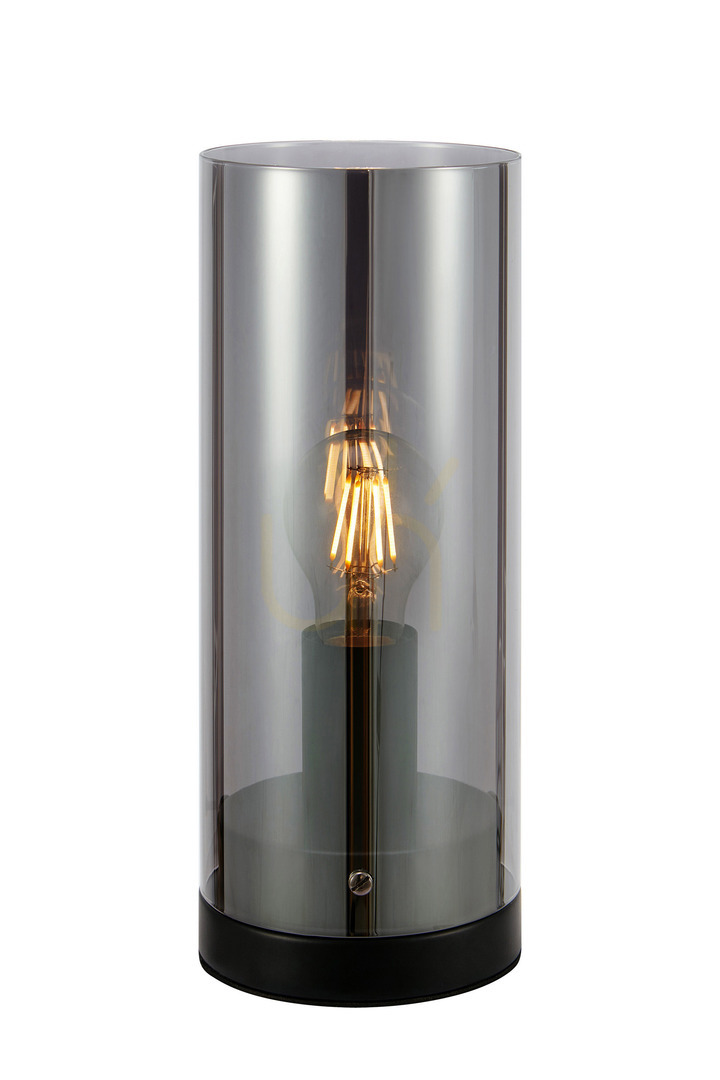 Table Lamp Markslojd POST 108734 Black Metal Smoke Glass 29 cm