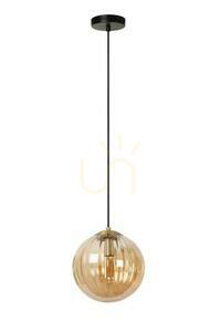Lucide Monsaraz Black Glass Metal Retro Pendant Light 45493/30/62 small 1