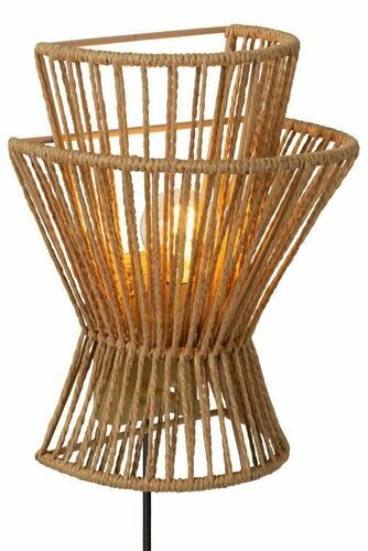 Check Lucide TASMAN Wall Lamp Japandi Wood Gold E27 24 cm 10220/01/72