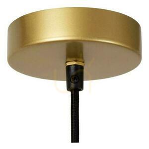 Lucide Tasman Pendant Light Wood Gold Japandi 32 cm 10420/32/72 small 6