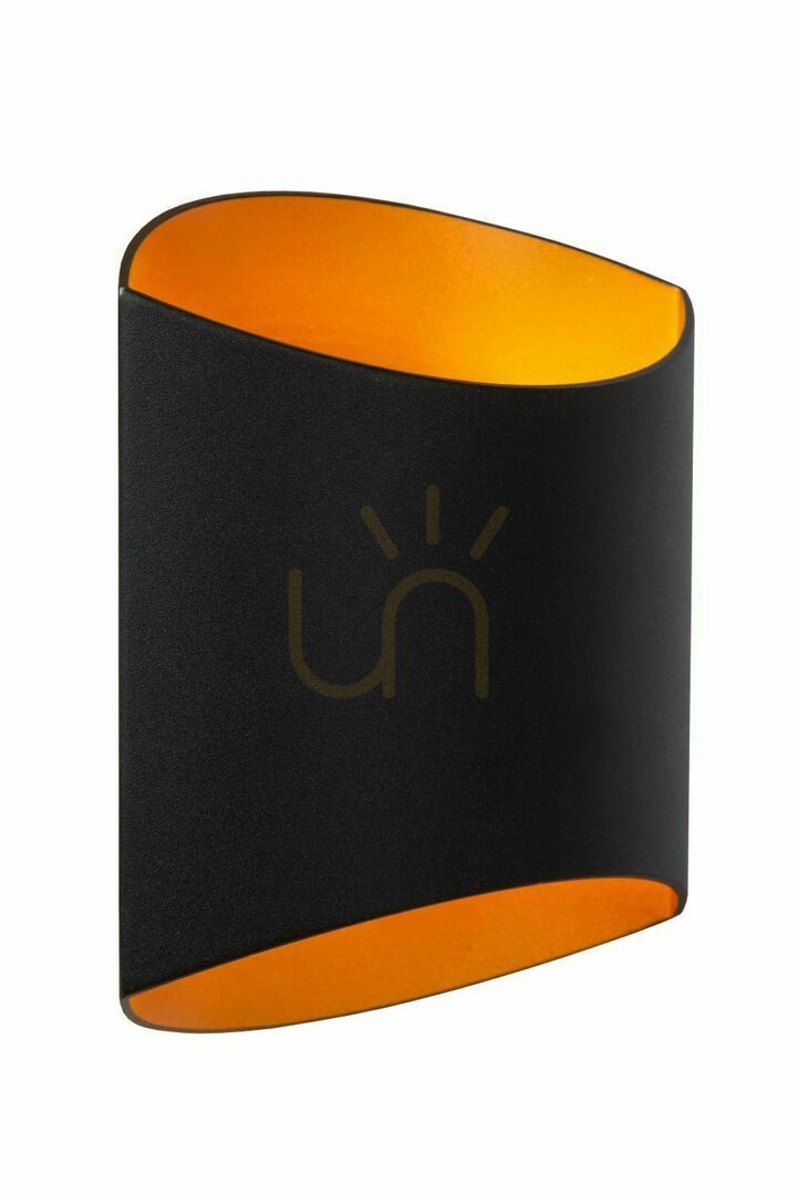 Lucide DILETTA Wall Lamp Black Gold Aluminum G9 09240/01/30