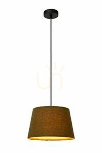 Lucide Woolly Green Cotton Pendant Light 28 cm E27 10416/01/33 small 0