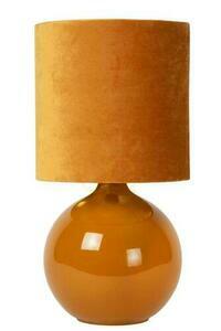 Lucide Esterad Ceramic Cotton Retro Table Lamp E14 10519/81/44 small 1