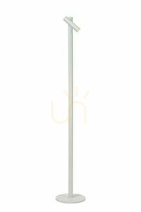 Lucide ANTRIM Rechargeable LED Floor Reading Lamp White 120 cm with Wireless Charging Pad 27703/02/31 small 0