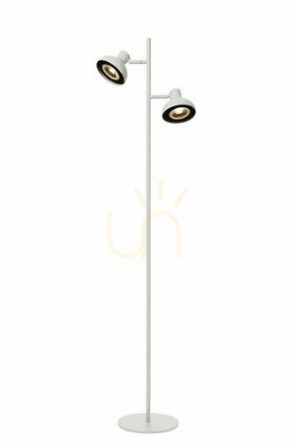 Check Lucide SENSAS White Steel Floor Lamp 30797/02/31