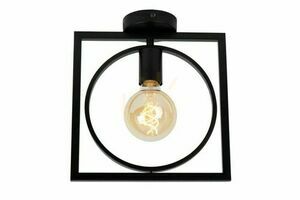 Lucide SUUS black metal ceiling light 1×E27 00127/01/30 small 0