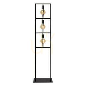Lucide SUUS 00727/03/30 Floor Lamp black metal vintage 3× E27 145 cm small 3