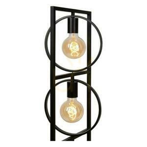 Lucide SUUS 00727/03/30 Floor Lamp black metal vintage 3× E27 145 cm small 5